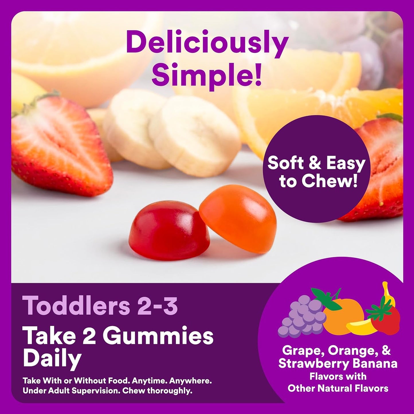 SmartyPants Gomitas Multivitamínicas para Niños Pequeños - Fórmula...
