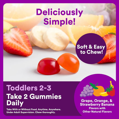 SmartyPants Gomitas Multivitamínicas para Niños Pequeños - Fórmula...