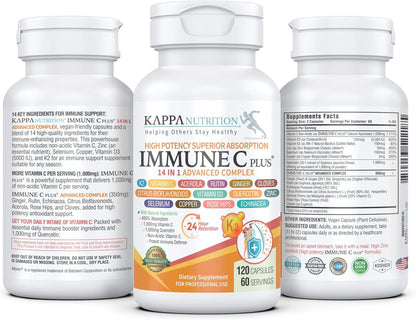 Quercetina 1.000 mg, vitamina C 1.000 mg, zinc 50 mg, vitamina D3 5...