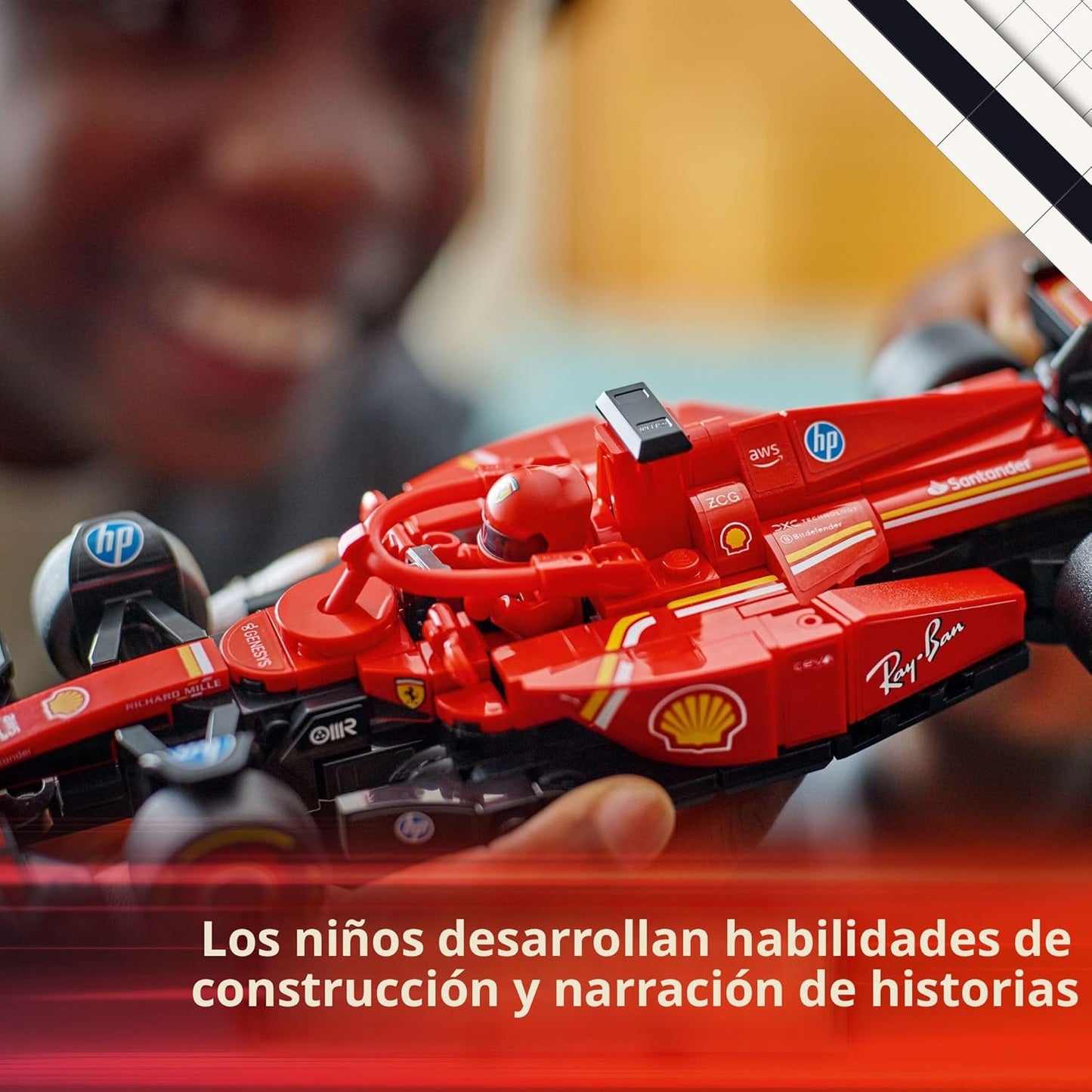 Conjuntos de construcción LEGO Speed Champions Ferrari SF-24 F1 - Juegos de construcción para niños, niños y niñas, a partir de 10 años - Kits de autos de modelo Ferrari F1 para exhibición o juego