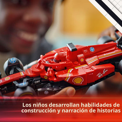 Conjuntos de construcción LEGO Speed Champions Ferrari SF-24 F1 - Juegos de construcción para niños, niños y niñas, a partir de 10 años - Kits de autos de modelo Ferrari F1 para exhibición o juego