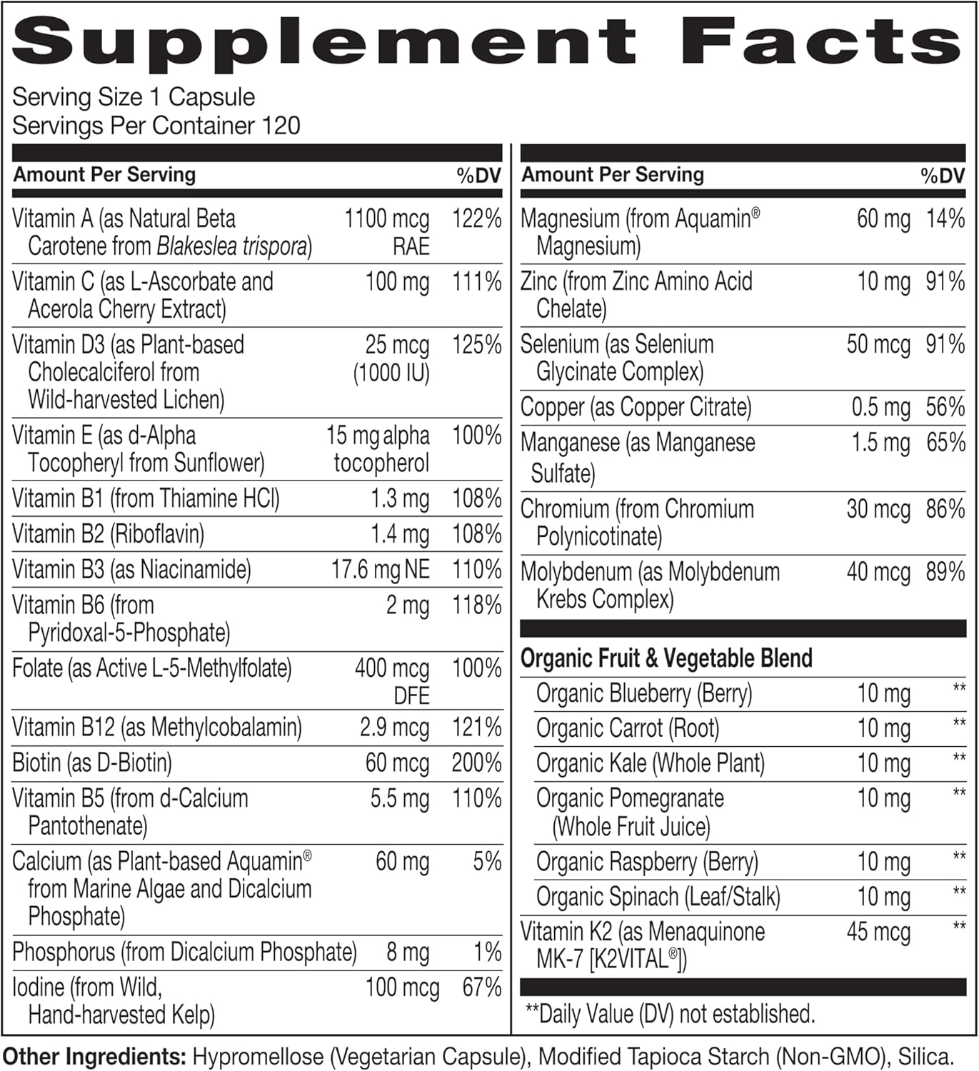 NATURELO Multivitamínico para hombres de 50+ - Un multivitamínico d...