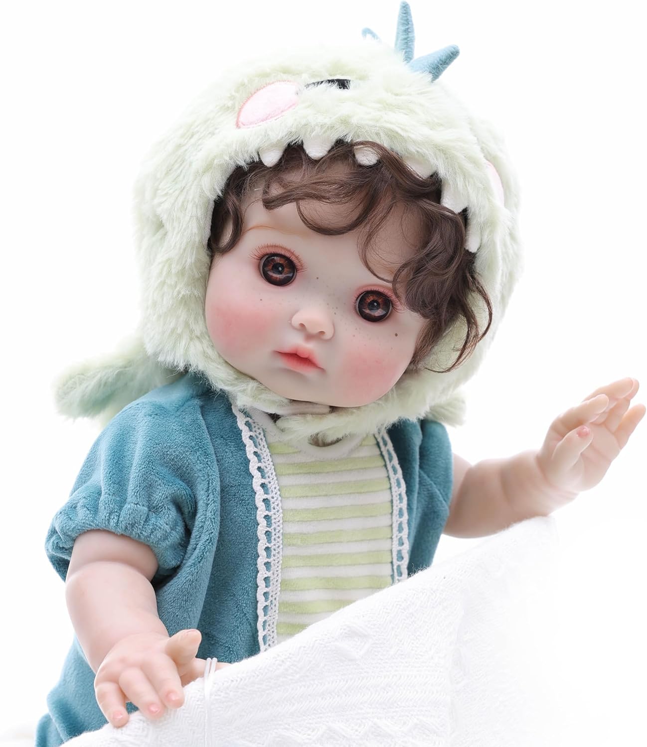 Cloveray Reborn - Muñeca de Bebé Niño Pequeño con Pecas - Muñecas d...
