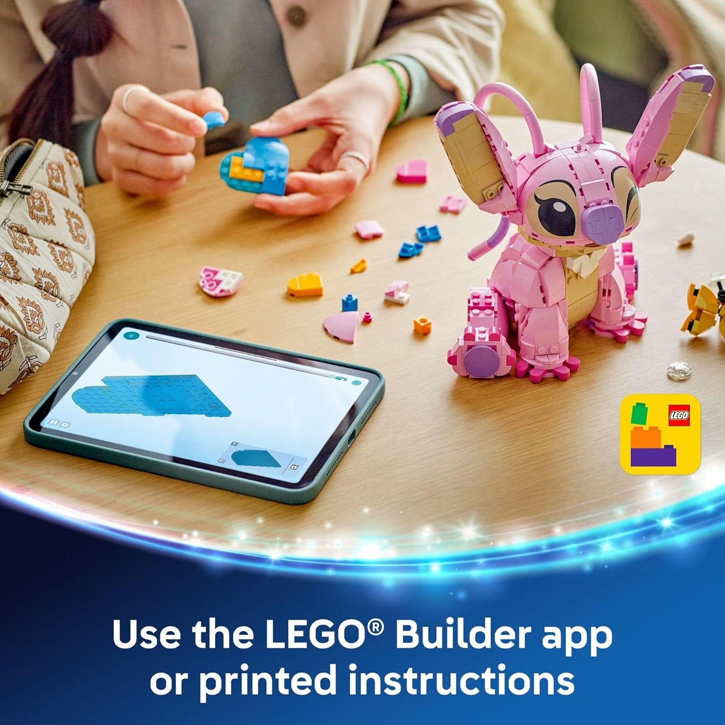 LEGO Disney Angel Lilo & Stitch Juguete para niños, decoración de habitación y juego de construcción para niñas y niños, a partir de 9 años, idea de regalo de cumpleaños para jóvenes fanáticos que