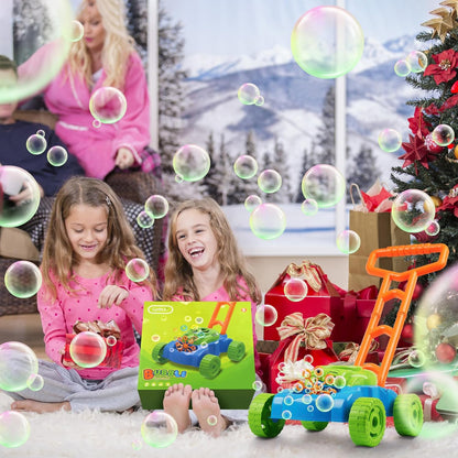 Lydaz – Máquina de burbujas electrónicas para césped, juegos al aire libre, juguetes para niños