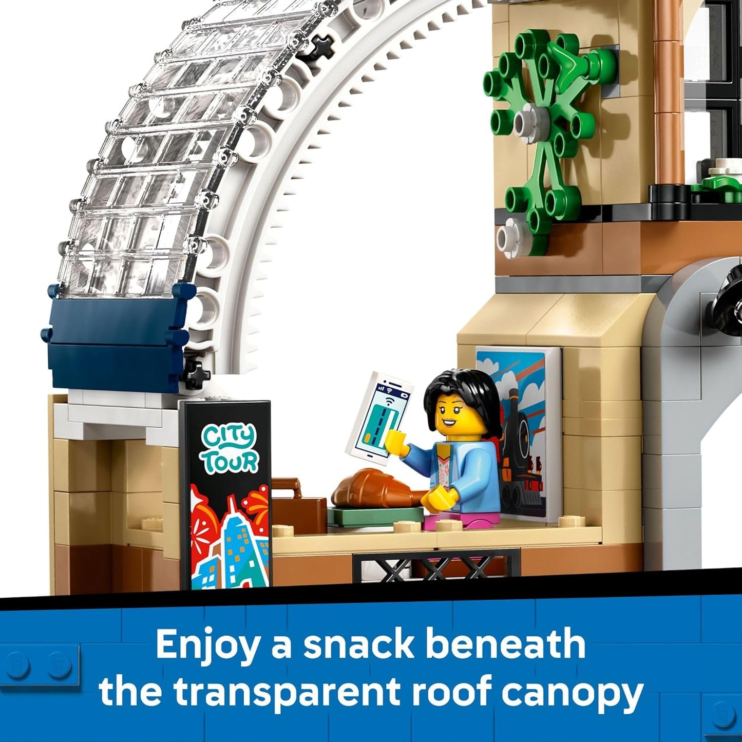 LEGO City Central Train Station - Juguete de construcción de varios niveles para niños y niñas, a partir de 7 años, bloques de construcción para niños, idea de regalo para cumpleaños, 60469