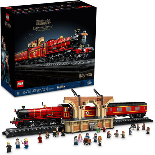 LEGO Harry Potter Hogwarts Express – Edición de Coleccionistas 76405, Modelo de Réplica Icónico de Tren de Vapor de las Películas, Set de Recuerdos Coleccionables para Adultos