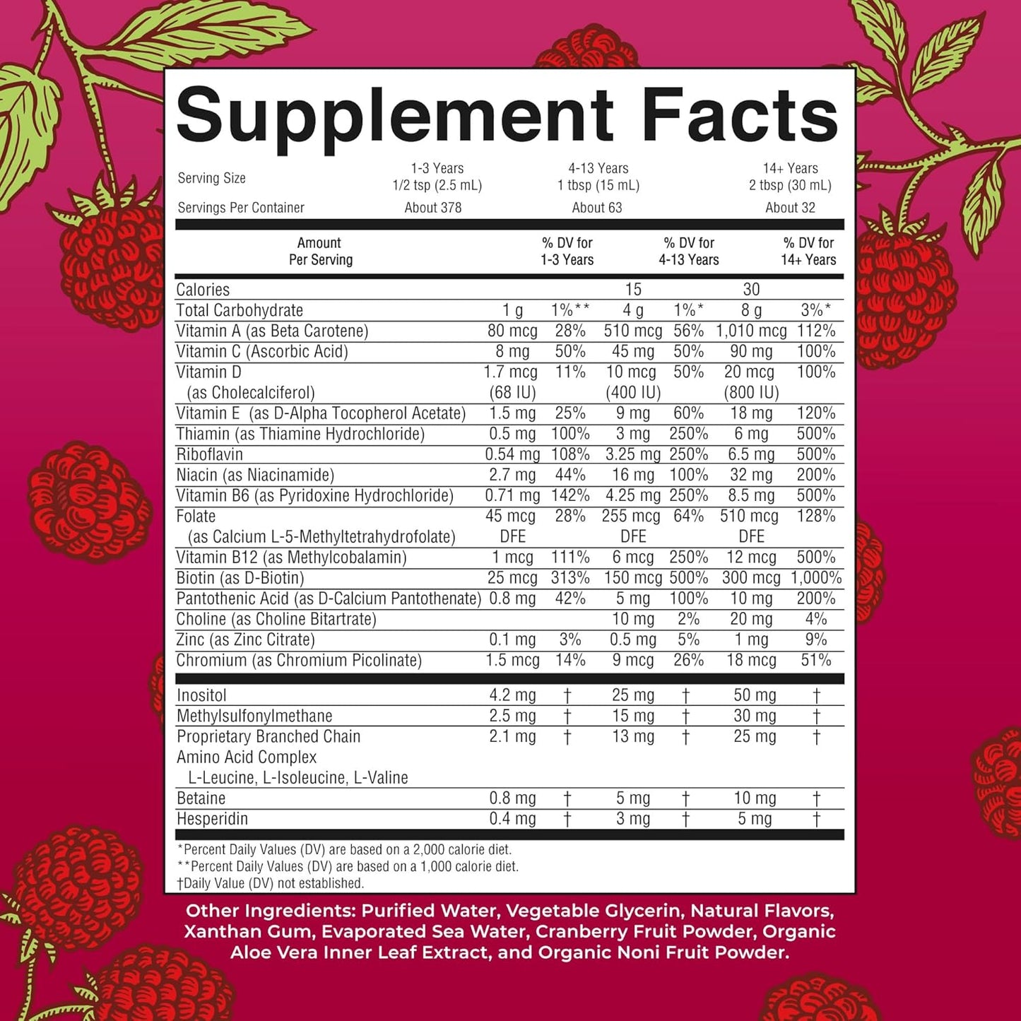 Multivitamínico para mujeres, hombres y niños, vitaminas líquidas d...