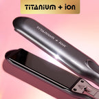 Plancha profesional Olivia Garden Titanium + Ion - Plancha de pelo...