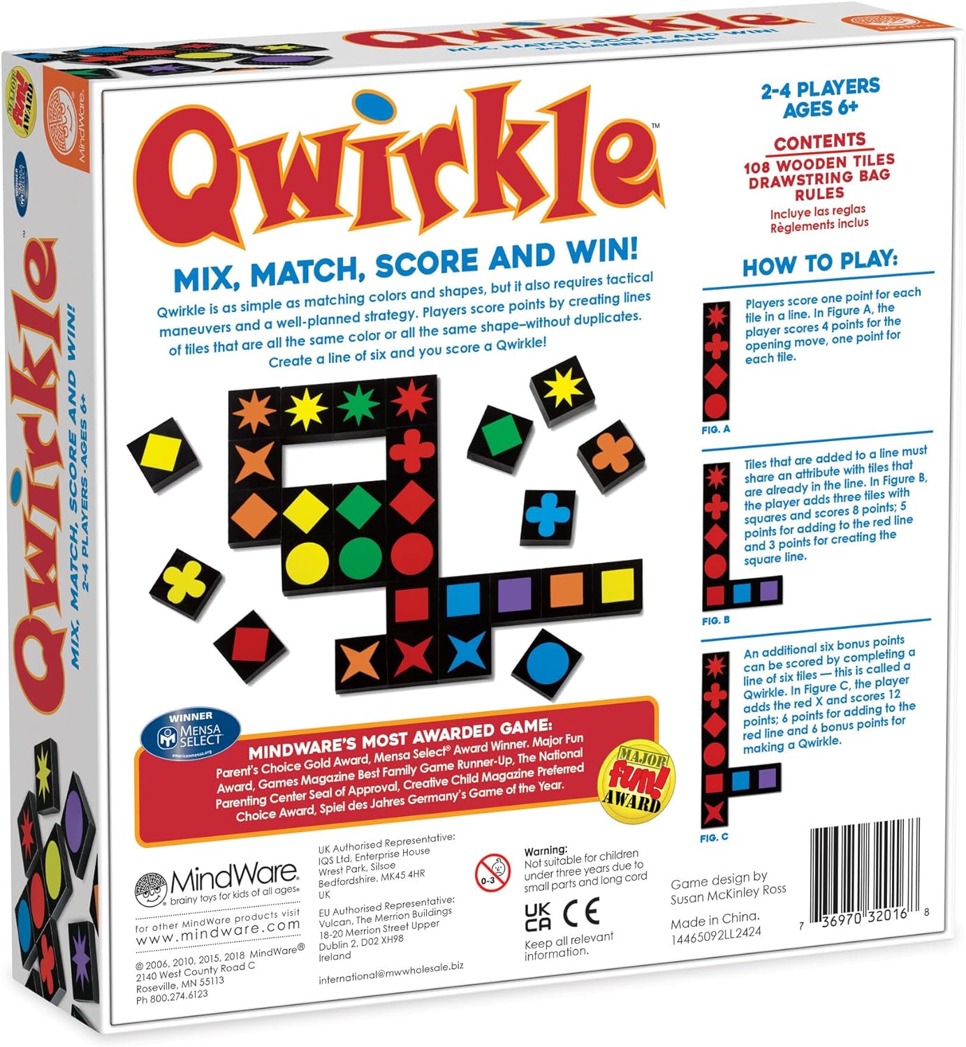 MindWare Qwirkle Juego de Mesa