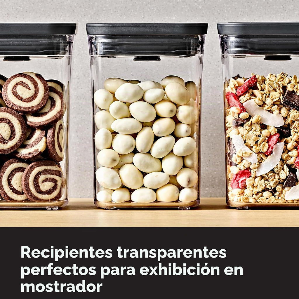 OXO Good Grips - Contenedor POP - Big Square Short - 2.8 cuartos de...