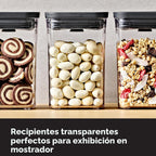 OXO Good Grips - Contenedor POP - Big Square Short - 2.8 cuartos de...