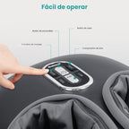 Nekteck Shiatsu - Masajeador de pies con compresión de calor y aire...