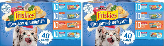 Friskies Purina - Paquete variado de alimentos húmedos para gatos,...