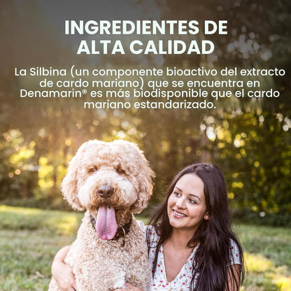 Nutramax Laboratories Denamarin Suplemento de salud hepática para p...