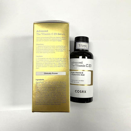 COSRX Advanced Pure - Suero de vitamina C al 23% con vitamina E y glutatión (renovación), suero coreano de vitamina C para líneas finas, tono de piel desigual y piel opaca, 0.67 onzas, cuidado de la