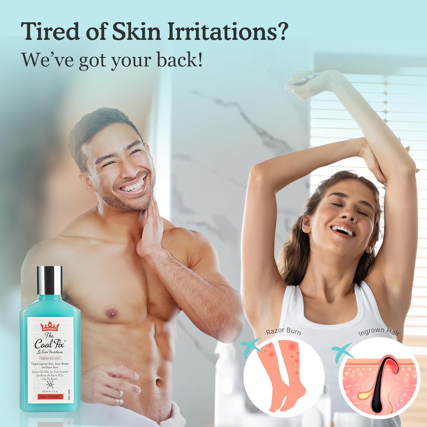Shaveworks Get Smooth Duo - Solución de depilación y afeitado para...