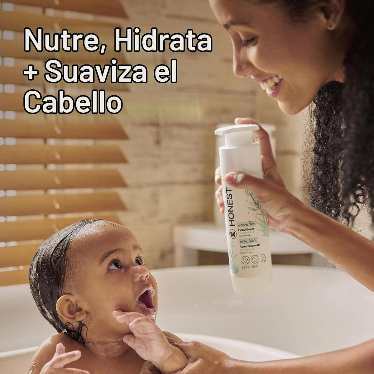 The Honest Company Acondicionador, hipoalergénico, sin fragancia, 1...