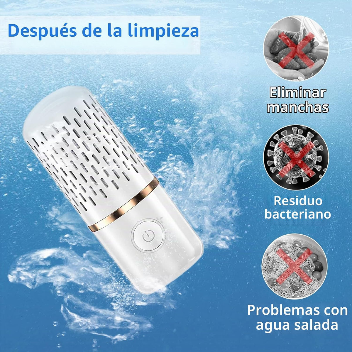 Fabenix Máquina de limpieza de frutas y verduras, purificador de al...