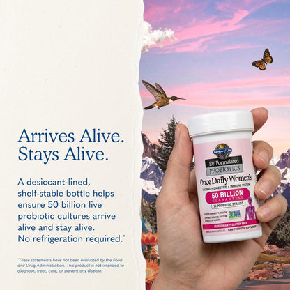 Probiotico Jardín de vida, suplemento para las mujeres, Formulado u...