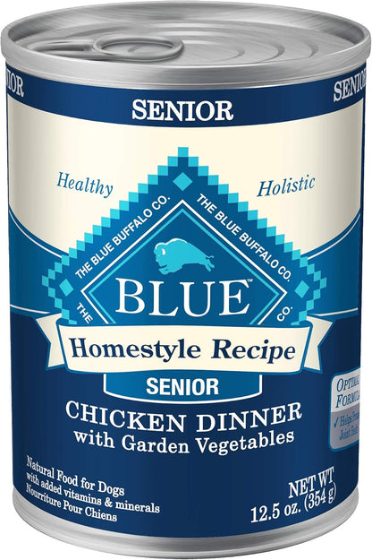 Blue Buffalo Homestyle Recipe - Comida húmeda para perros senior, h...