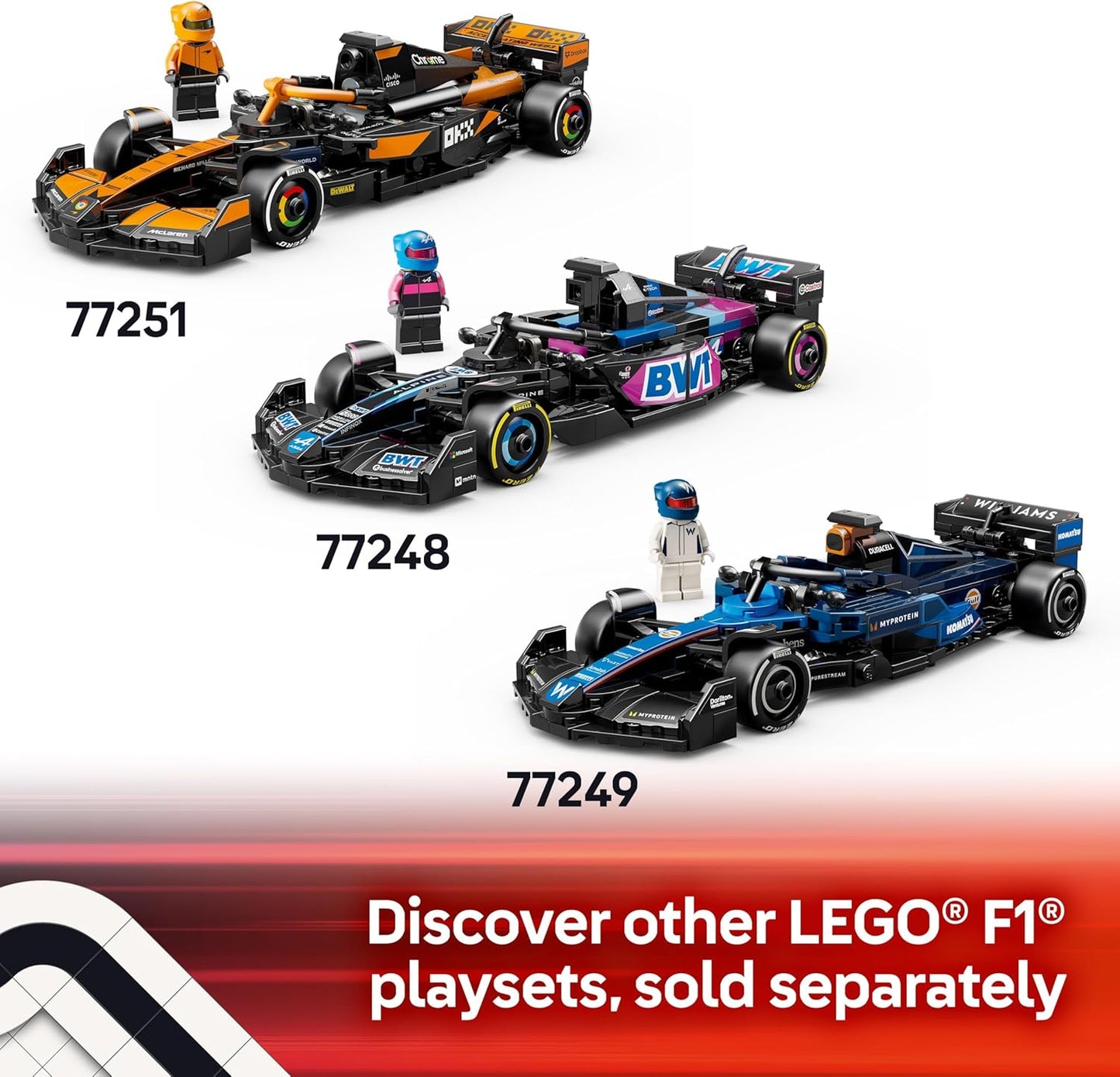 LEGO Speed Champions MoneyGram Haas F1 Team VF-24 Auto de Carrera de Juguete - Juego de Construcción para Niños, Niños y Niñas, Edades 10+ - Auto de Juguete para Fanáticos de F1 - Idea de Regalo para