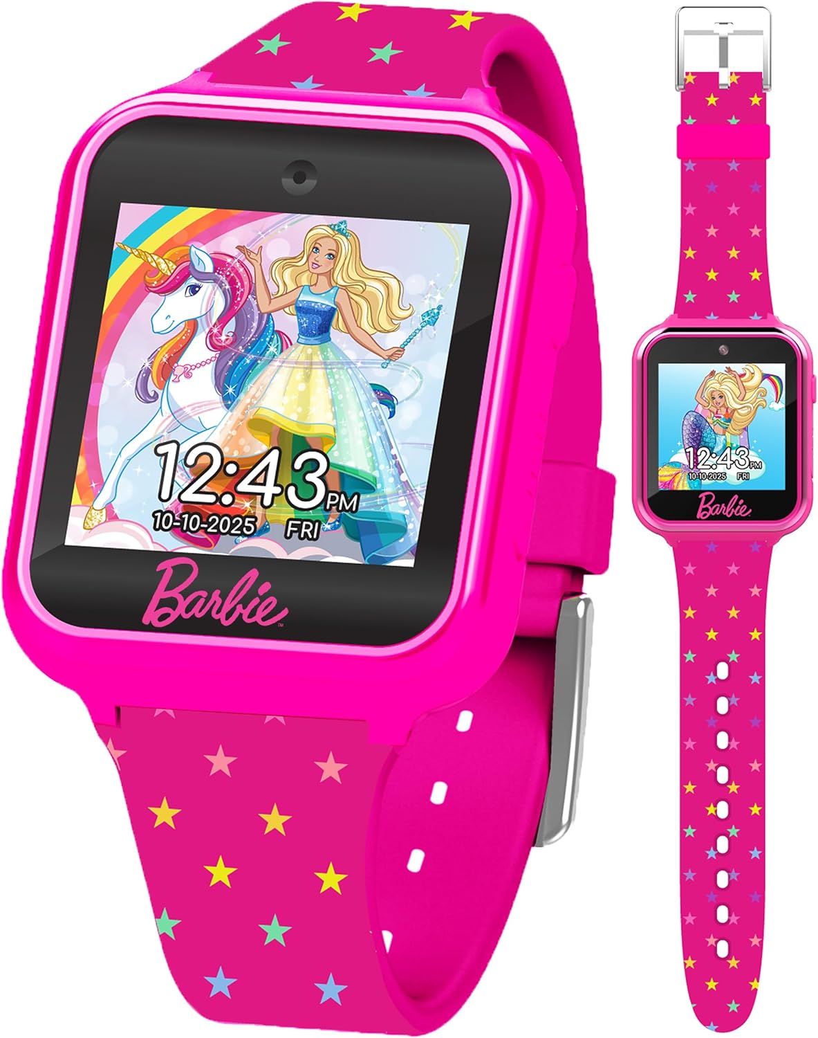 Barbie - Reloj inteligente para niños, pantalla táctil interactiva...