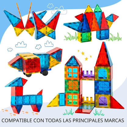 Azulejos magnéticos de 240 piezas (juego XL), azulejos magnéticos p...