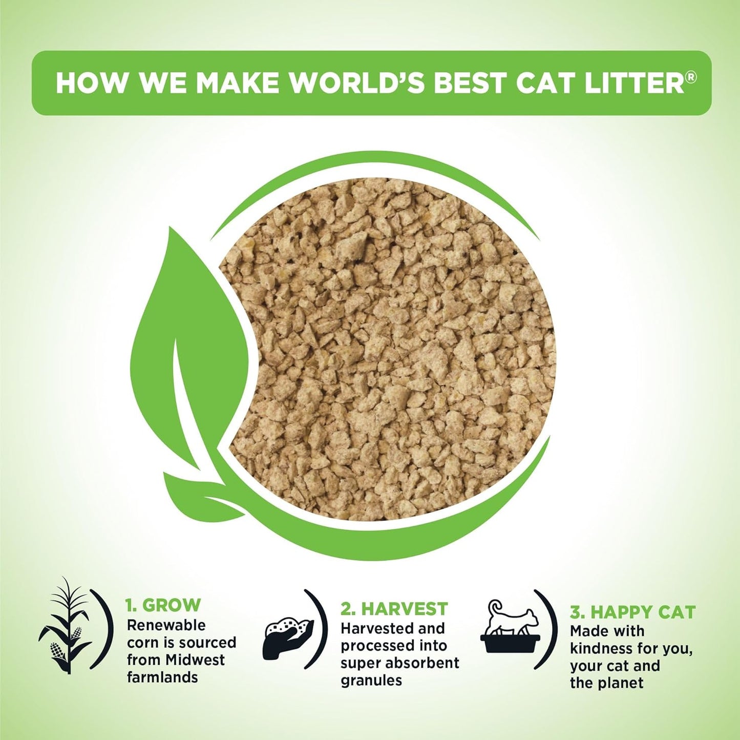 WORLD'S BEST CAT LITTER Comfort Care sin perfume, 32 libras, in...