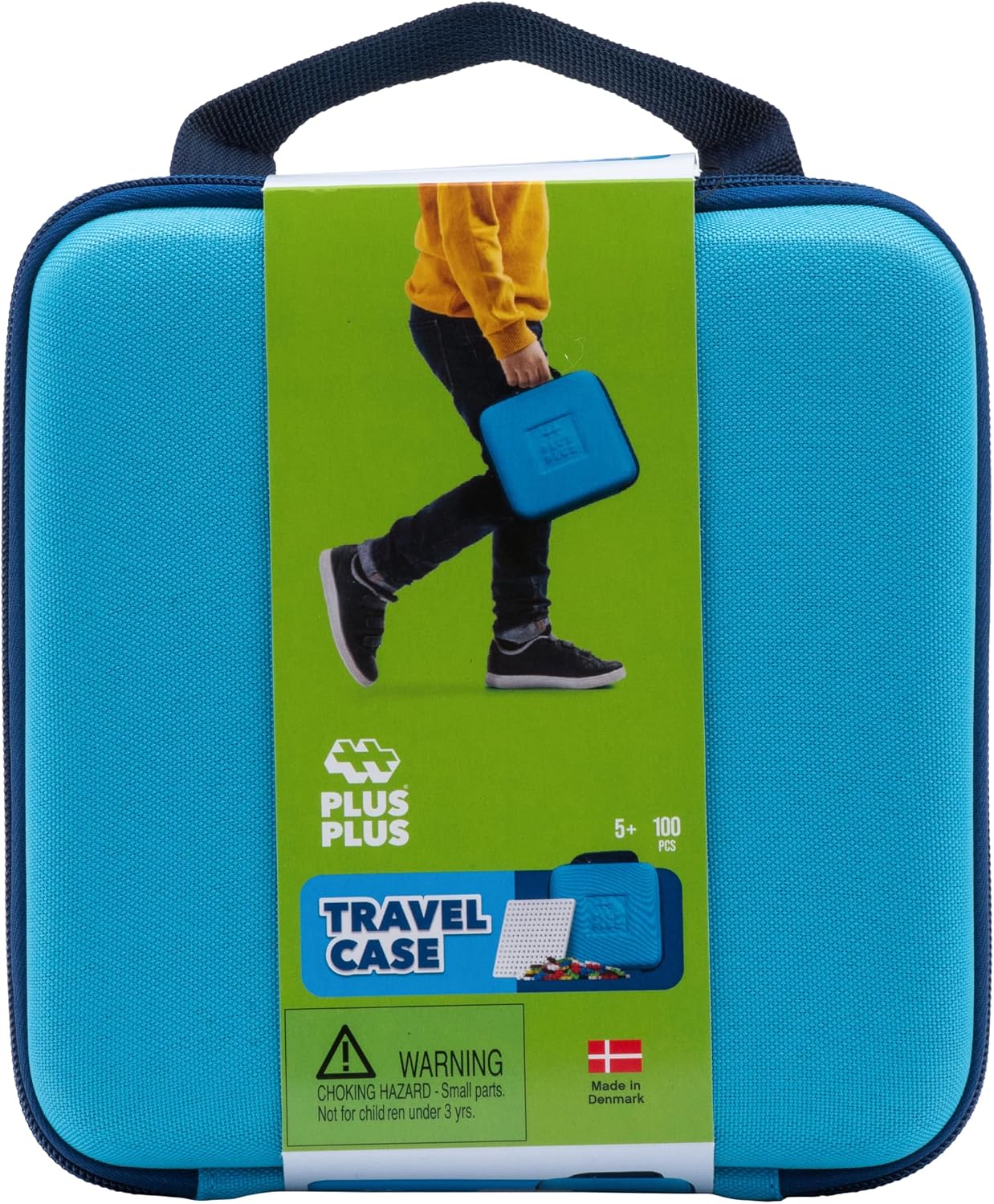 PLUS PLUS Juego de construcción con estuche de viaje, rompecabezas...
