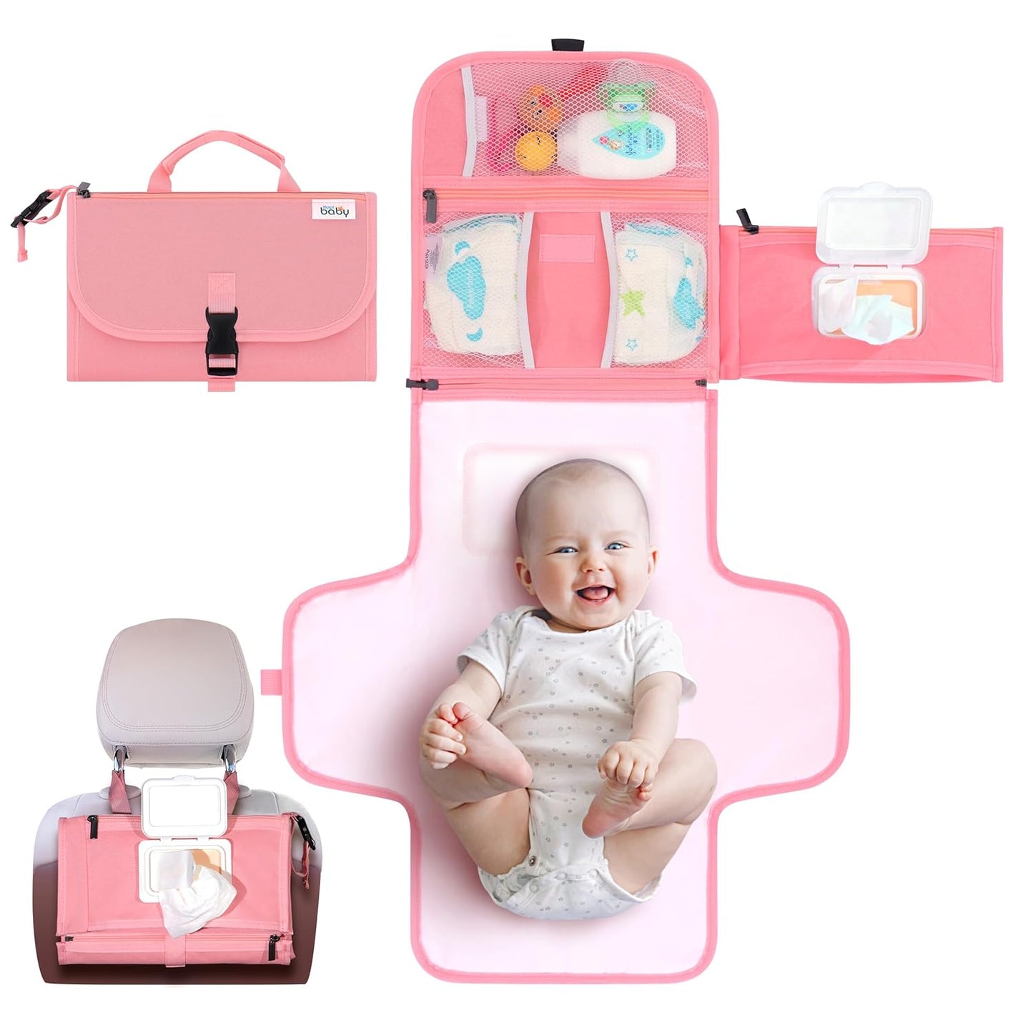Kopi Baby Cambiador de pañales portátil, bolsa de viaje para cambia...
