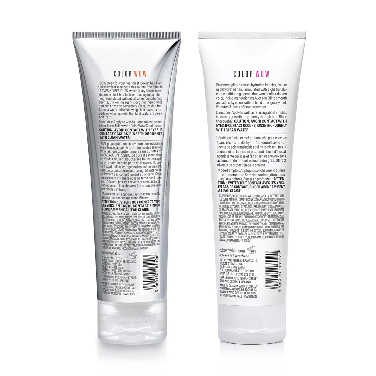 COLOR WOW Dream Clean Duo - CHAMPÚ DE SEGURIDAD DE COLOR 100% limpi...