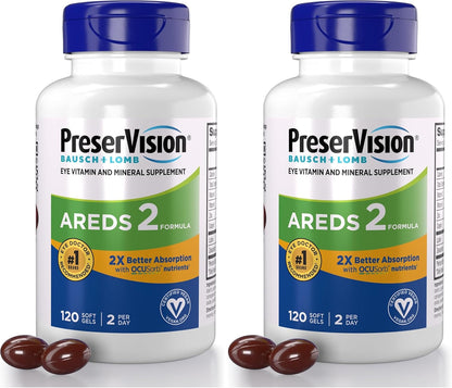 PreserVision AREDS 2 Suplemento de vitaminas y minerales para ojos...