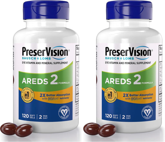 PreserVision AREDS 2 Suplemento de vitaminas y minerales para ojos...