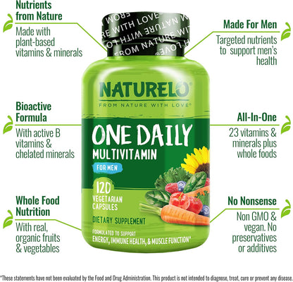 NATURELO - Multivitamínico diario para los hombres