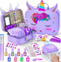Set de Esmalte de Uñas para Niñas, Kit Todo en Uno de Arte de Uñas...
