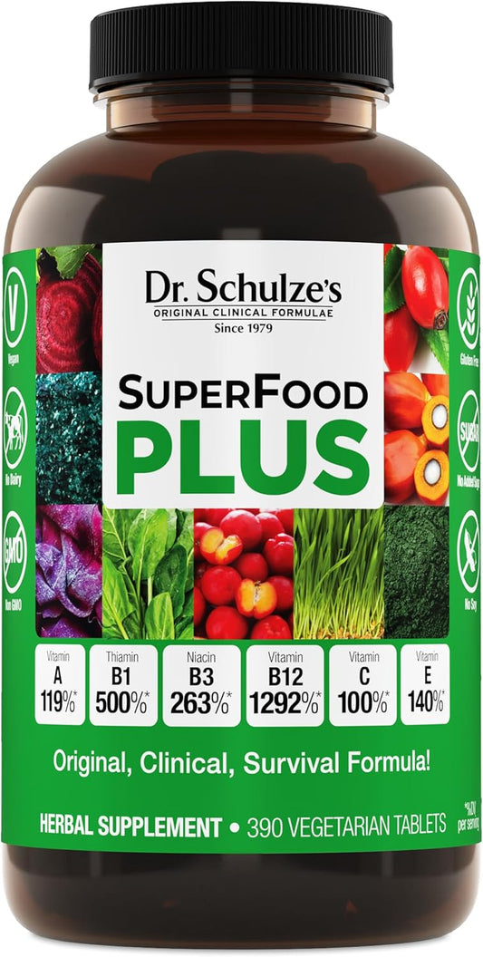 Dr. Schulze's SuperFood Plus - Suplemento diario de superalimen...
