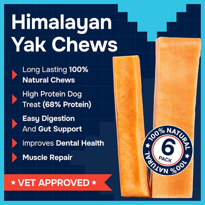 Masticables de queso de yak del Himalaya 100% natural para perros d...