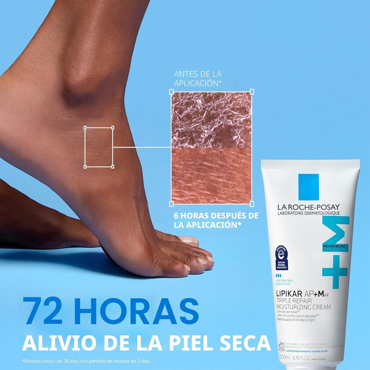 La Roche-Posay Lipikar AP+ - Crema hidratante triple reparadora, lo...