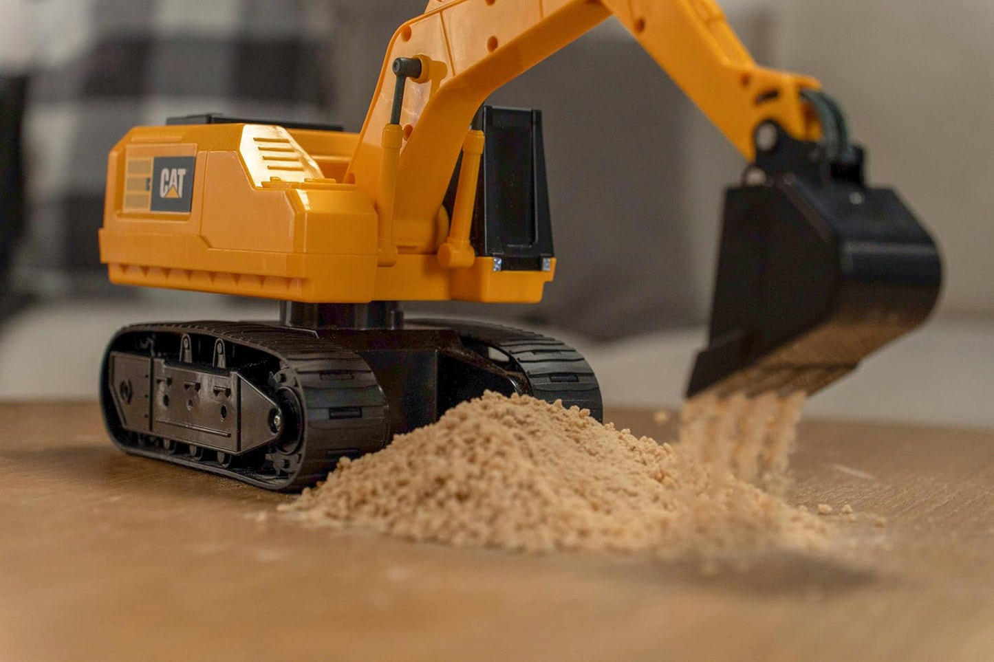 Excavadora eléctrica CAT Digger RC Construcción para niños mayores...
