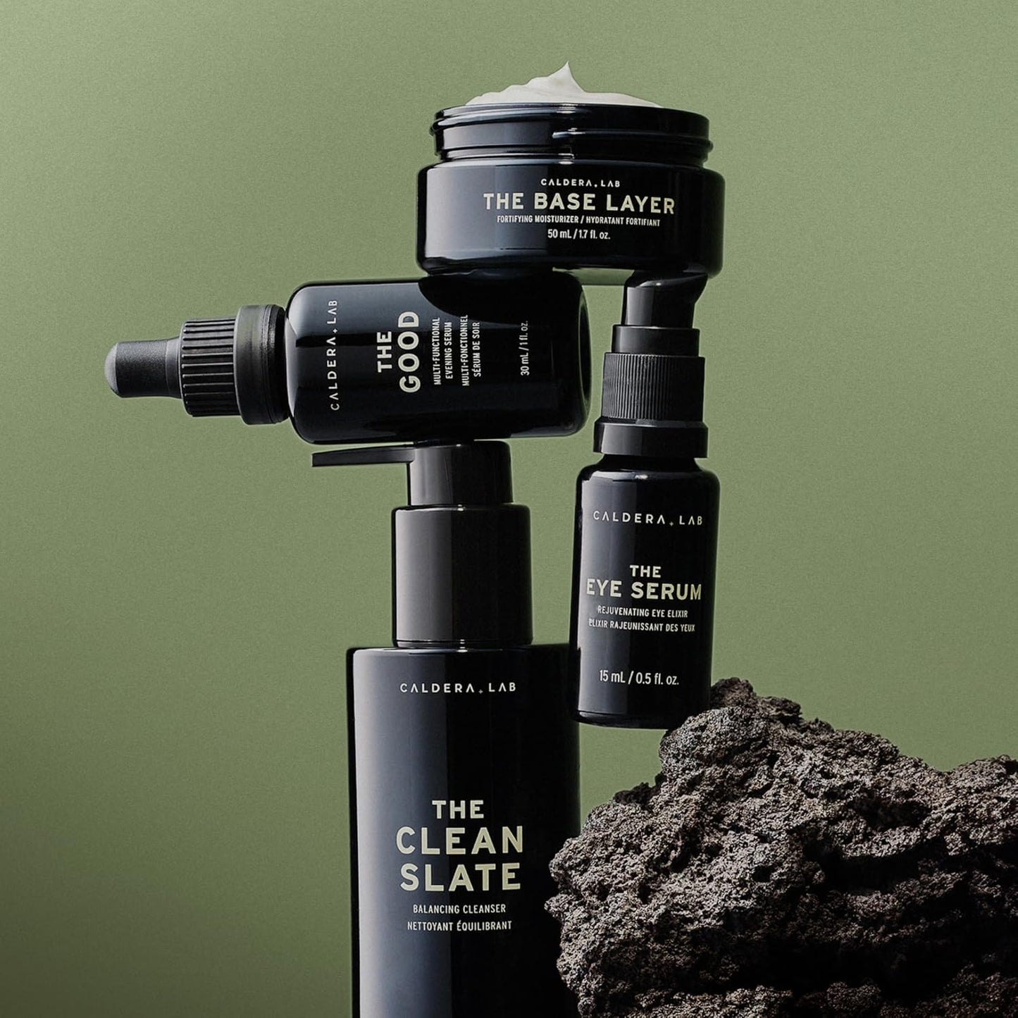 Caldera + Lab Kit de cuidado de la piel antienvejecimiento para hom...
