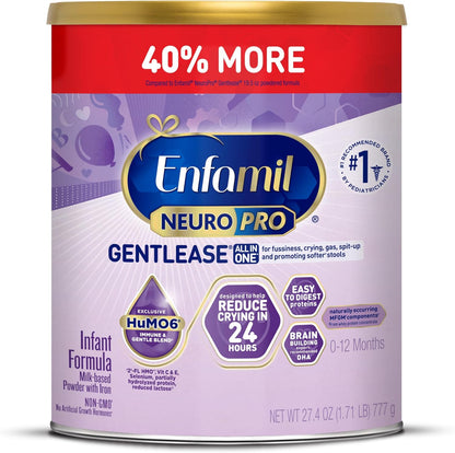Enfamil NeuroPro Gentlease para aliviar la irritación, el llanto, g...