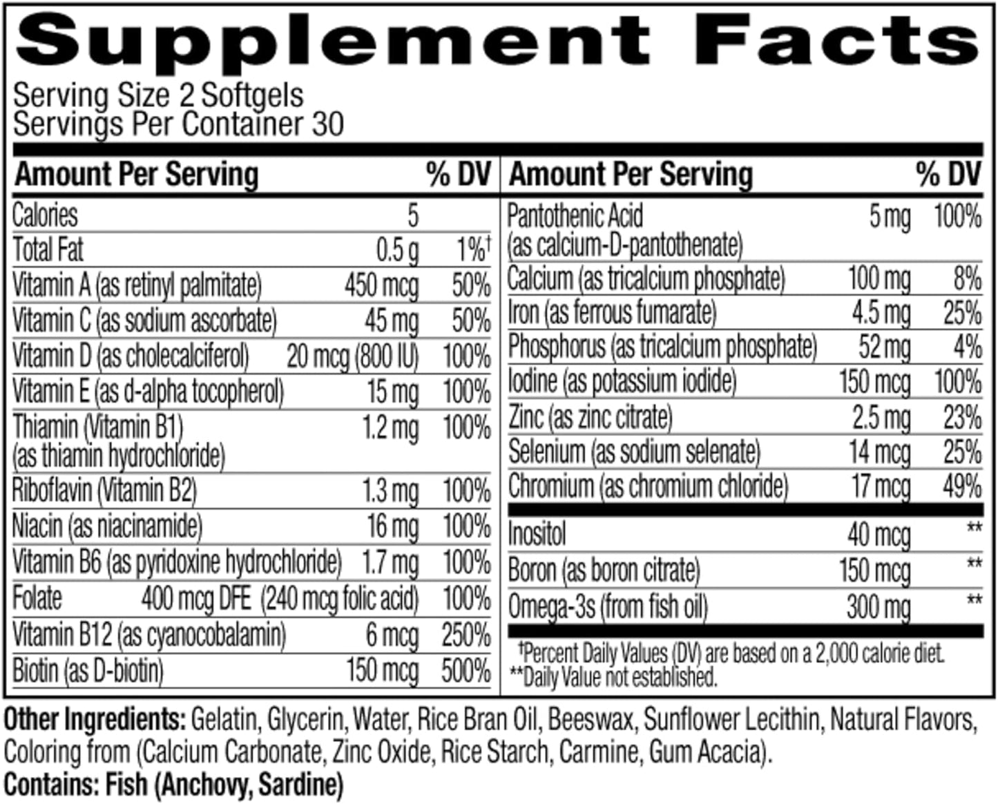 OLLY Ultra Cápsulas Blandas Multivitamínicas para Mujeres, Salud Ge...