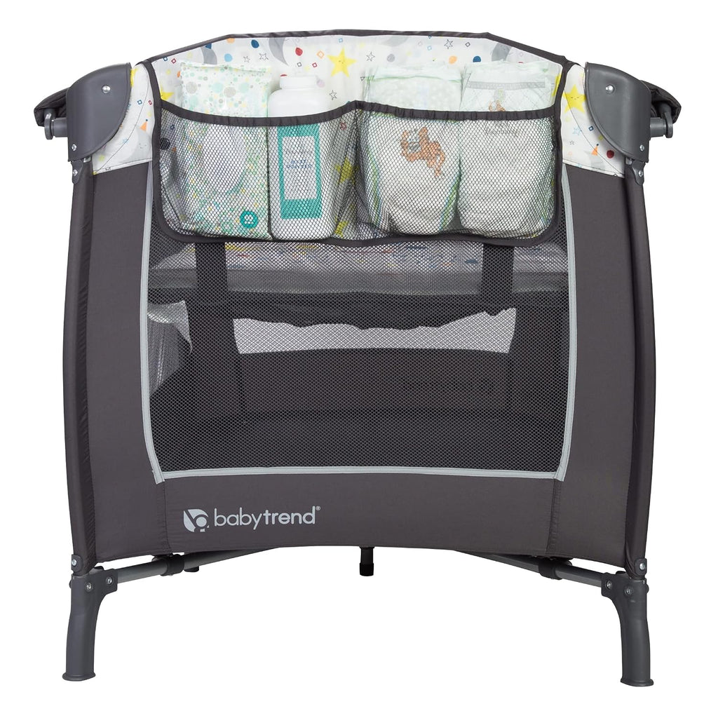 Baby Trend Lil' Snooze Deluxe II Centro de Guardería, Twinkle T...