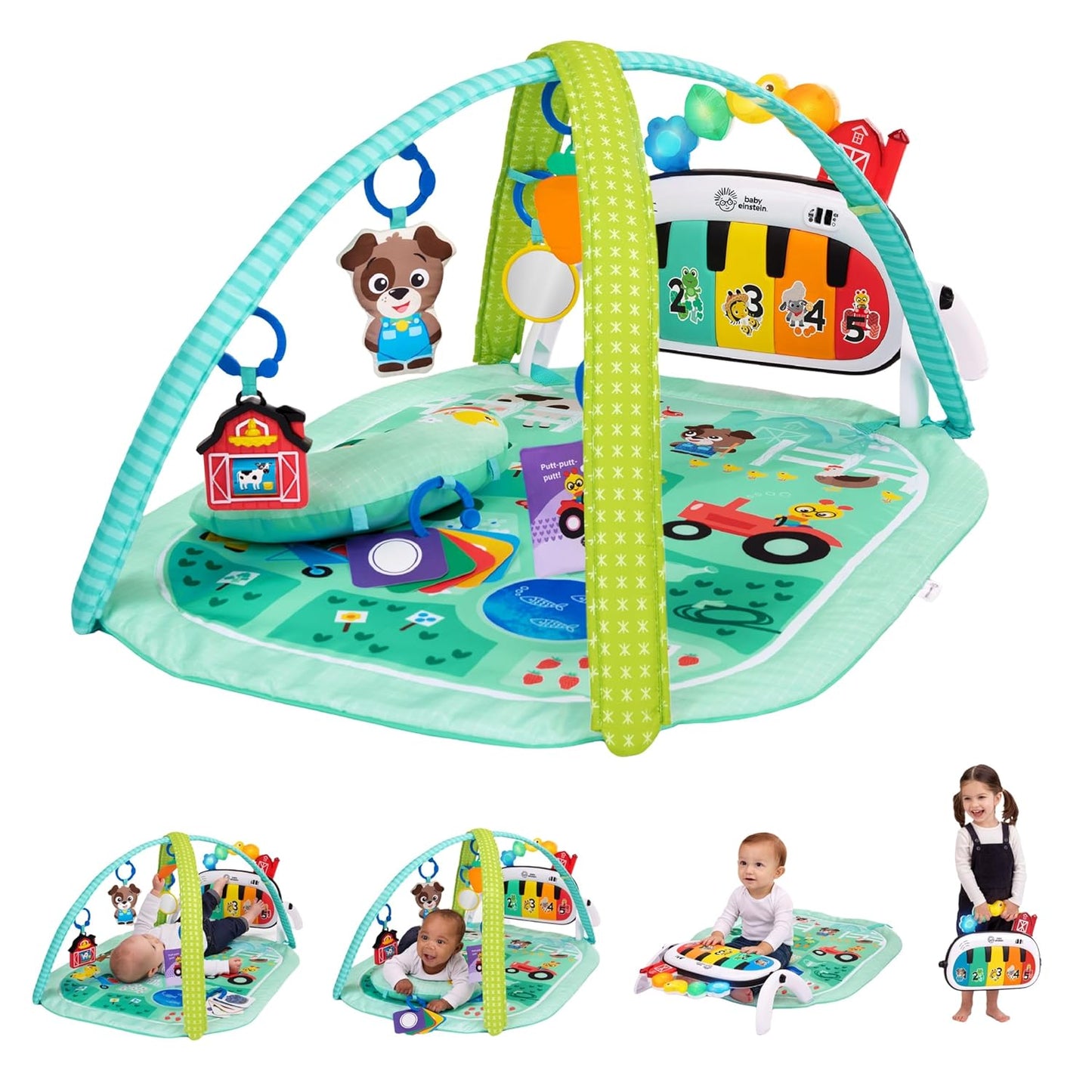 Baby Einstein Farm Explorers 4 en 1 Kickin' Tunes Musical Meadow Mu...