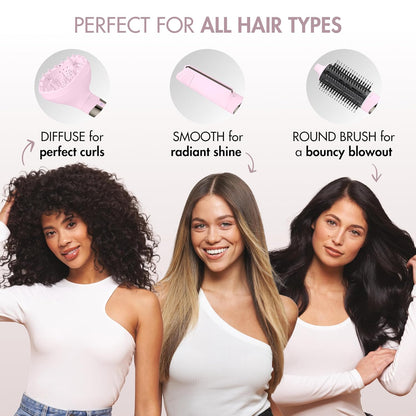 BaBylissPRO StyleSwitch Ionic Multi-Styler, Air Styler and Hair Dry...