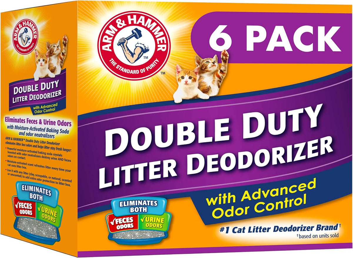 ARM &amp; HAMMER Desodorizador de arena para gatos Double Duty, 30...