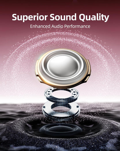 bmanl Auriculares Inalámbricos Bluetooth Audífonos Sobre la Oreja c...