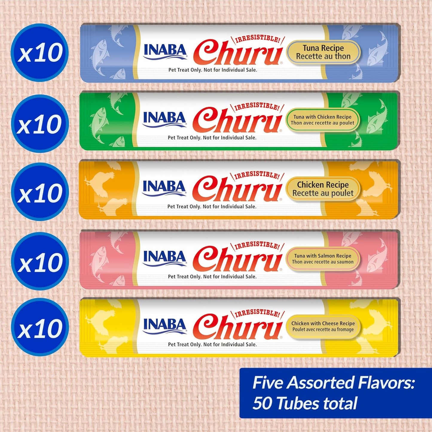 INABA - Golosinas Churu para gatos, puré cremoso para gatos, sin ce...