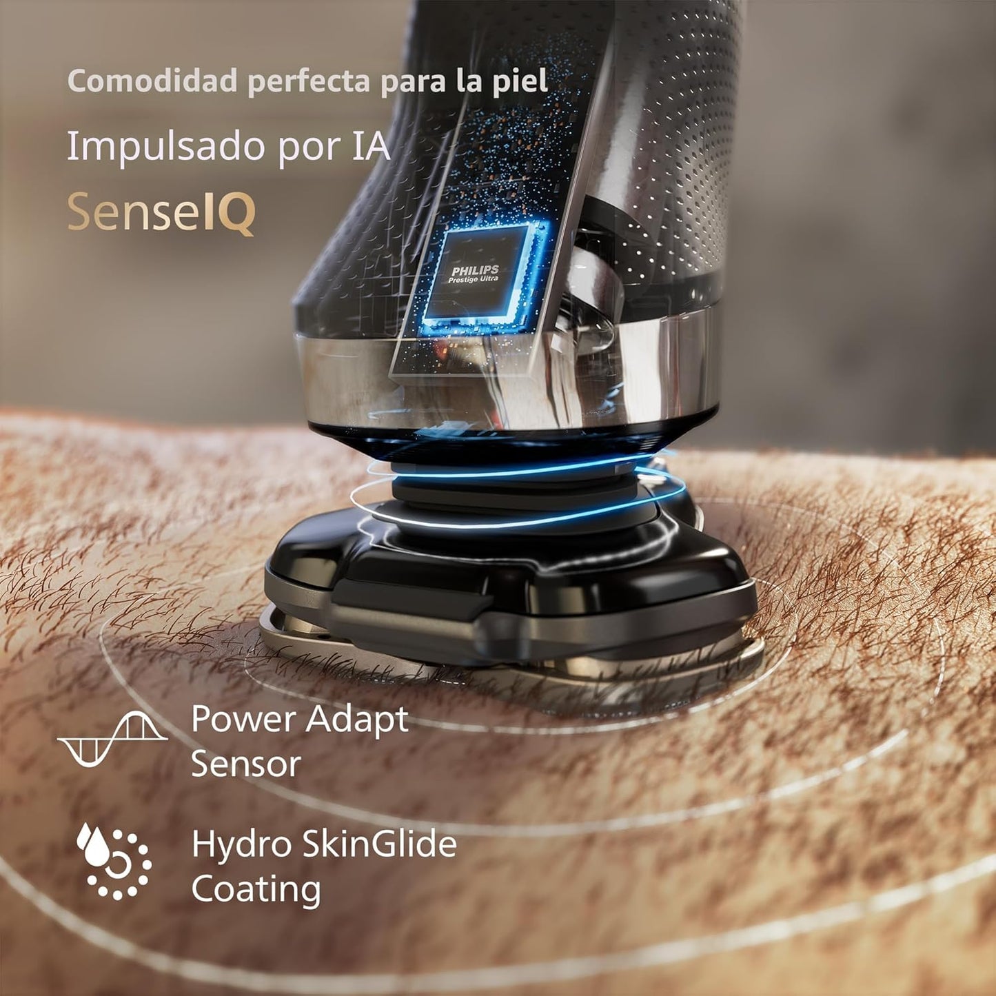 Philips Norelco Shaver i9000, afeitadora eléctrica húmeda y seca, n...
